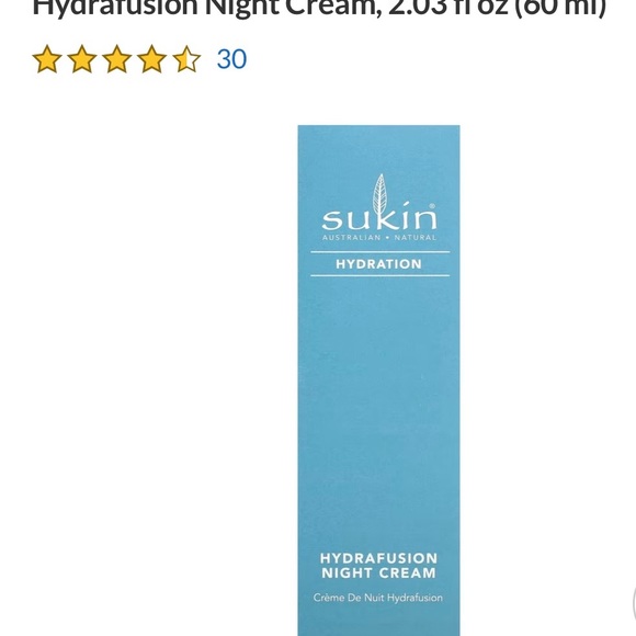Sukin Hydrafusion Night Cream - Picture 2 of 3